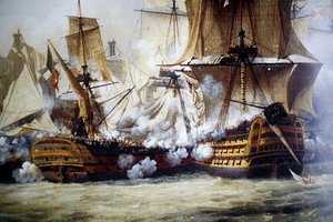 A trafalgari csata jelenete